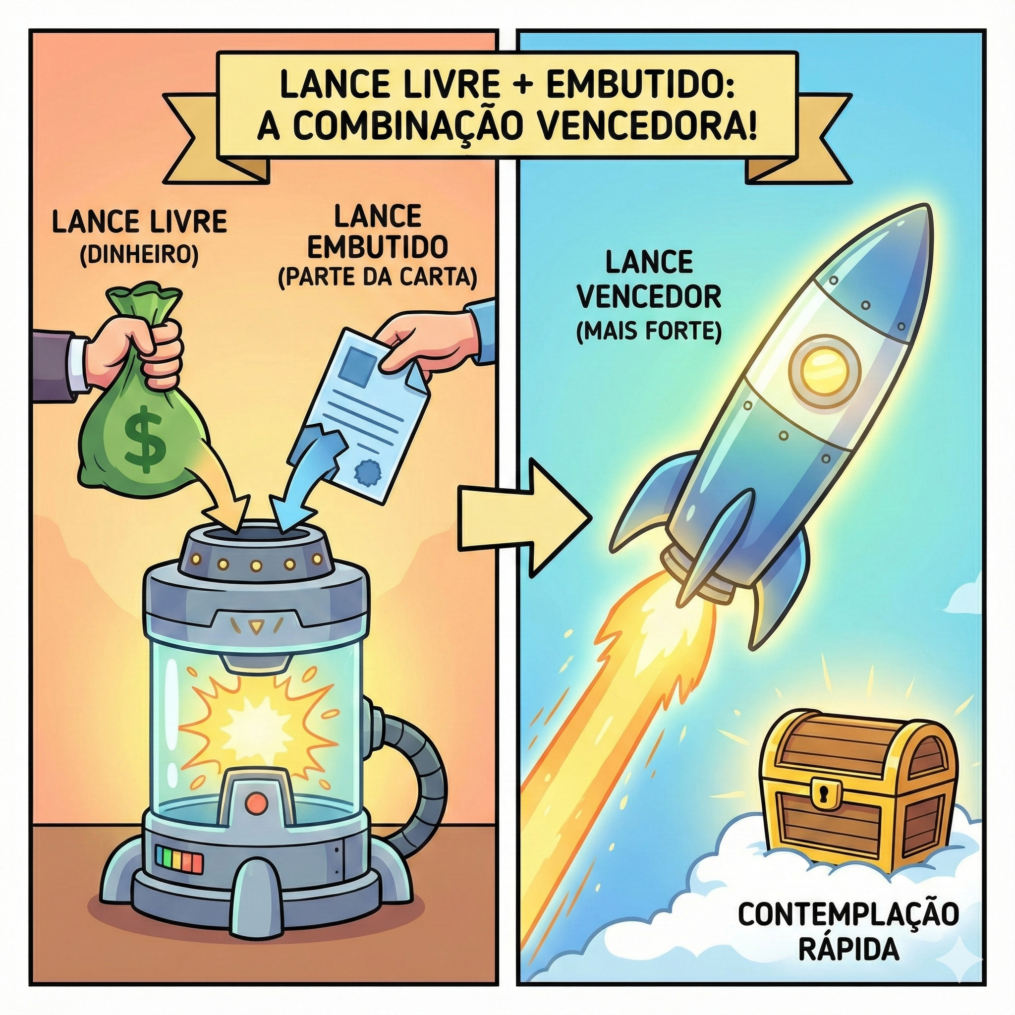 Combinar Lances no Consórcio: Contemplação Imediata