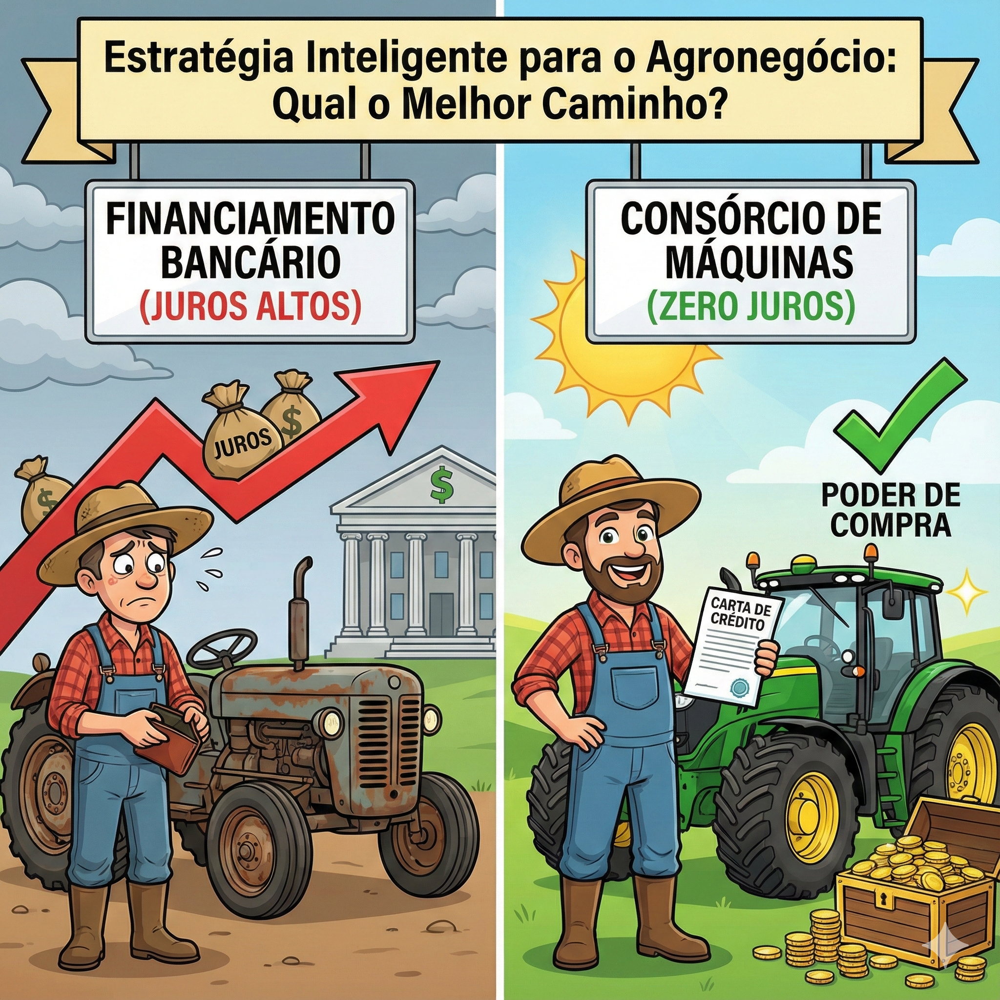 🚜 Consórcio para o Agronegócio: Máquinas e Equipamentos